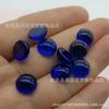 Cabochões de Vidro Semi-Circulares Planos de 4~20mm em Vermelho Porcelana, Vermelho Laranja, Azul Lago, Azul Safira, Amarelo Dourado, Ágata Preta de Imitação e Contas Semi-Esféricas