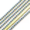 Corrente Colorida Personalizada de Diamante 2mm/3mm Corrente de Garras de Strass Intensa Capa de Celular DIY Material de Diamante Lantejoulas Atacado