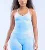 37 Cores Fitness Esportes Secagem Rápida Alça Sutiã de Yoga Top Colete Acolchoado Tudo-em-Um Top Sutiã Colete Fitness Feminino Dfyne