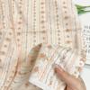 Algodón 40 tela estampada digitalmente a rayas tela floral suave vestido pantalones antimosquitos pijama padre-hijo DIY