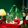 Bolsa navideña transfronteriza de tela no tejida, bolsa de regalo de Papá Noel, bolso navideño de tela no tejida