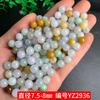7,5 mm Contas de Jade Tricolor Jade Jade de Material A Birmanês Contas de Jade Cidade de Sihui Jade Contas de Jade Contas de Material A