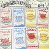 Pulpo hielo raspado pasta selladora pegatina de dibujos animados de chica linda material para cuenta de mano decoración japonesa caja de avión embalaje de tarjeta