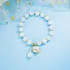 Pulsera de Piedra Ojo de Gato para Mujer, Diseño de Nicho de Verano, Nuevo Modelo 2022, Pulsera de Amistad, Joyería de Cuentas Gato de la Suerte Celebridad de Internet