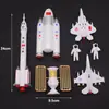Astronauta Nave Espacial Foguete Ônibus Espacial Prato Espaço Cerâmica Macia Decoração Decoração de Bolo