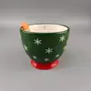 Caneca de Cerâmica Esmaltada Fofa de Homem de Gengibre de Natal Pintada à Mão Caneca de Água para Casal Caneca de Café de Alto Valor Leite