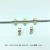 Amazon Bricolaje Conector de Tres Vías Hebilla de Conexión de Tubo Curvo Accesorios de Joyería de Aleación Cuentas de Agujero Grande Colgante de Agujero para Colgar Más Vendido