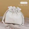 Bolsa de Maquillaje Portátil Perezosa para Viaje, Gran Capacidad, Elegante y Estéticamente Agradable Bolsa de Almacenamiento para Skincare, Clutch de Mano para Mujeres