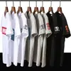 Roupas Casuais Streetwear Baratas para Homens Camiseta de Algodão de Manga Curta para Verão Camiseta Estampada de Manga Meia-Manga Larga para Homens
