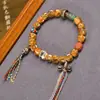 Pulseras de Semilla de Pasión, Cuentas Budistas, Cuentas de Rosario, Pulseras Hechas a Mano y Fabricantes de Cuentas al por Mayor, Tallado en Hueso de Vaca Estilo Tíbet, Puramente Hecho a Mano