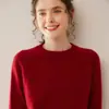 Suéter Base de Punto Holgado de Cachemir Raglán para Mujer con Cuello Redondo Otoño/Invierno 2026