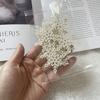 Nuevo parche de copo de nieve con brillo diy hecho a mano casero material para horquillas para el cabello de niños y bebés accesorios de joyería populares