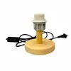 Base de lámpara de mesa de madera maciza base de madera portalámparas enchufable base de tornillo e27 base e14 bricolaje con cable con interruptor base de lámpara de mesa