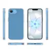 Adequado para iPhone17E Case Transparente Simples com Furo Grande para Celular Apple TPU+PC Borda Macia Fundo Duro Case Rígido Dois em Um