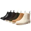 Botines Chelsea para Hombre Transfronterizos Tallas Grandes Suministro Piel Suave Botas de Hombre para Otoño e Invierno Británicos Martins Moda Hombre Vintage Personalidad