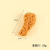 Pernas de Frango Artificiais de PVC Batatas Fritas Comida em Miniatura Brinquedos Nuggets de Frango Modelo de Comida Cozinha DIY Casa de Brinquedo Brinquedos Acessórios Enfeites
