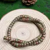 Cuentas Sueltas de Piedra Natural 4*7 Cuentas Espaciadoras en Forma de Píldora Cuentas para Pulsera DIY Venta al por Mayor Piedras Preciosas Múltiples Raíz de Bodhi Cuentas de Ábaco de Corte Recto