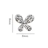 Accesorios para Uñas con Arte de Mariposa 3D Chrome Hearts Aleación Forma de Ala Moda Decoración para Mujeres Puntas de Uña Diseño