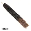 Tranças de Crochê para Comércio Exterior, Extensões de Cabelo Crochê à Mão para Mulheres Africanas, Extensões de Trança Twist 18 polegadas Passiontwist