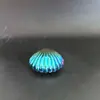 Directo del fabricante: Caja de dulces creativa y exquisita con forma de concha pequeña, color perla, galvanizada, caja de embalaje de plástico, caja de almacenamiento personalizada