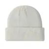 Moda Estilo Coreano Sombrero Multicolor Piel de Melón para Niños Sombrero Cálido para Otoño e Invierno Resistente al Viento para Exteriores Color Liso Sombrero de Punto En Stock Venta al por Mayor