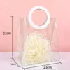 Bolsas de Mano Transparentes de PVC en Stock con un Toque de Lujo para el Festival del Medio Otoño, Día Nacional, Bolsas de Regalo de Cumpleaños y Bolsas de Mano de Plástico para Bodas