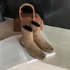 Botines retro de tacón grueso estilo francés con punta cuadrada para mujer, nuevos botines de corte ajustado para otoño de 2026