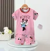 Pijama Infantil Novo para Meninas Verão Manga Curta Fino Roupa de Ar Condicionado Roupa de Casa para Bebês Conjunto