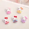 Acessórios de Resina DIY Desenho Animado Joias Flor Saia Gatinho Cola Creme Grampo de Cabelo Capa de Celular Fivela de Sapato Pingente de Chaveiro com