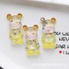 Lantejoulas cintilantes estrela de cinco pontas urso transparente textura bom brilho diy resina acessórios fabricantes atacado