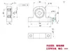 Assento Vertical de Duplo Rolamento Kecph6000 6001 6002 6003 6004 6005 6006 Mancal de Almofada