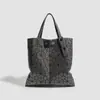 2026 Nuevo Bolso Tote Grande Geométrico Rombo Estilo Japonés de Moda Bolso de Mano Bolso de Hombro Gran Capacidad para Mujer