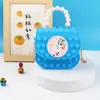 Bolso Bandolera Vanguardia para Hombro Niños Bandolera Bolso de Mano Perla Burbuja Bolso Bandolera de Silicona para Hombro Bolso Gelatina