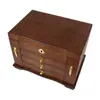 Caja de Almacenamiento de Joyas de Madera de Gran Capacidad Caja de Regalo para Joyas Pendientes Caja de Joyas Collar