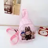 2025 Nueva Bolsa Infantil Ins Estilo K Dibujo Animado Labubu Bolsa Pequeña de Pecho para Niños y Niñas Ligera de Moda Bolsa Infantil