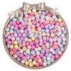 Cuentas Redondas Esmeriladas de Acrílico de Colores Caramelo, Accesorios de Cuentas Hechos a Mano para DIY, Materiales de Cuentas Sueltas para Decoración de Pulseras y Collares