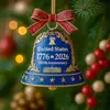 Transfronterizo Nuevo Producto Decorativo Americano Plano Acrílico Decorativo Colgante de Árbol de Navidad Colgante de Coche