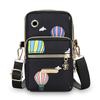 Billetera Hombro Cruzado Muñeca Brazo Bolsa para Teléfono Móvil Ligera Viaje Cuatro Capas Pantalla Grande Bolsa para Teléfono Móvil