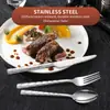 Talheres de Aço Inoxidável Transfronteiriços Hotel Estilo Ocidental Faca e Garfo para Bife Doméstico Colher Garfo Espessados Conjunto de Faca Garfo Colher Diamante