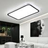 Lámpara Led Transfronteriza para Sala de Estar Nueva Lámpara de Techo Rectangular Atmosférica Moderna Simple Cristal Comedor Dormitorio Lámpara de Estudio
