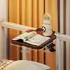 Estante de Almacenamiento para Mesita de Noche Cesta Colgante Plegable para Cama de Dormitorio, Tablero de Extensión de Almacenamiento para Litera de Estudiante, Escritorio de Computadora de Dormitorio