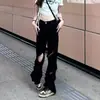 Pantalones vaqueros desgastados y rotos de estilo urbano americano para hombre, de primavera y otoño, rectos, holgados, estilo urbano europeo y americano.