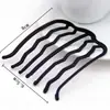 Peine de estilismo elegante para peinado, juego de 6 piezas, horquillas en forma de U de siete y cuatro dientes, pinzas para el pelo perezosas mate, viene con un extractor de pelo