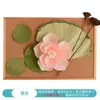 Flores de Papel Verde para Jardín de Infancia, Mariposas, Flores de Loto, Hojas de Loto Tema Pizarra Decoración de Pared Pegatinas, Materiales de Decoración Ambiental