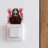 Comercio Exterior Halloween Horror Horror Sangre Mano Pegatinas de Interruptor Decoración del Hogar Pegatinas de Pared Pegatinas Venta al Por Mayor Autoadhesivo Transfronterizo