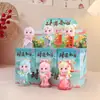 Muñeca Linda Hanfu Famosa en Internet con Brisa de Primavera Caja Ciega Disfraz Antiguo Artesanía de Resina Decoraciones de Escritorio de Oficina