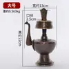 Olla Nepalesa Bhemba, Jarrón de Flor de Cobre Morado Tallado, Jarrón de Purificación de Agua para Ofrendas Budistas Tántricas, Adorno para Suministros de Adoración del Hogar