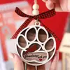 Venta Caliente Transfronteriza Manualidades Navideñas Colgantes Decoración Navideña Suministros para Fiestas Regalos de Navidad Colgantes de Madera