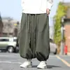 Pantalones de Linterna Casuales de Color Sólido, Tamaño Grande, Estilo Chino, para Hombre, Otoño e Invierno, Modernos, Holgados, de Pana, Harem Joggers