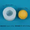 Juguete de Apretar Naranja y Limón Molde de Silicona Forma de Fruta Vela Yeso Decoración Manualidades Micro Paisaje Molde para Jabón